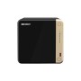 NAS QNAP 464 4-Bay, CPU Intel Celeron N5105/N5095 4-core/4-thread Processor, RAM 8 GB DDR4 (onboard, not expandable), HDD 4 x 2.