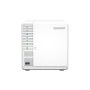 NAS QNAP 262 3-Bay, CPU Intel Celeron N5105/N5095 4-core/4-thread Processor, RAM 8 GB (onboard, not expandable), HDD 3.5" SATA 6