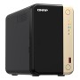NAS QNAP 264 2-Bay, CPU Intel Celeron N5105/N5095 4-core/4-thread Processor, RAM 8 GB DDR4 (onboard, not expandable), HDD 2 x 2.
