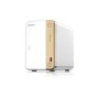 NAS QNAP 262 2-Bay, CPU Intel Celeron N4505 2-core/2-thread processor (burst max. 2.9 GHz), RAM 4 GB DDR4 (onboard not expandabl