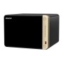 NAS QNAP 664 6-Bay, CPU Intel Celeron N5105/N5095 4-core/4-thread Processor, RAM 8GB (1x 8GB) DDR4, HDD 6 x 2.5"/3.5" SATA 6Gbps