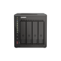 NAS QNAP 453E 4-Bay, CPU Intel Celeron J6412 4-core/4-thread processor, burst max. 2.6 GHz, RAM 8 GB DDR4 onboard not expandable