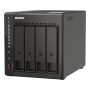 NAS QNAP 453E 4-Bay, CPU Intel Celeron J6412 4-core/4-thread processor, burst max. 2.6 GHz, RAM 8 GB DDR4 onboard not expandable