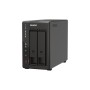 NAS QNAP 253E 2-Bay, CPU Intel Celeron J6412 4-core/4-thread processor, burst max. 2.6 GHz, RAM 8 GB DDR4 onboard not expandable