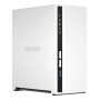 NAS QNAP 233 2-Bay, CPU ARM 2.0GHz Quad core, RAM 2GB, HDD 2.5"/3.5" SATA 6Gbps (neincluse), LAN: 1 GigaLan, USB3.2 Gen1: 1 USB2