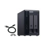 Extensie USB QNAP TR-002 2-Bay, 2.5/3.5 SATA 6Gbps HDD (neincluse), 1xUSB3.11 (type-c), tower, PSU adaptor 36W, garantie 2 ani