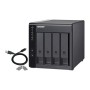 Extensie USB QNAP TR-004 4-Bay, 2.5/3.5 SATA 3Gbps HDD (compatibile cu SATA 6Gbs/, 3Gb/s, neincluse), 1xUSB3.0 (type-c), tower, 