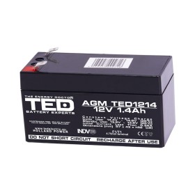 Acumulator AGM TED1214F1 12V 1.4Ah