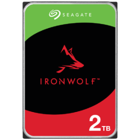 HDD NAS SEAGATE IronWolf 2TB CMR, 3.5", 256MB, 5400RPM, SATA, Rescue Services 3 ani, TBW: 180