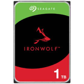HDD NAS SEAGATE IronWolf 1TB CMR, 3.5", 256MB, 5400RPM, SATA, Rescue Services 3 ani, TBW: 180-EOL-ST2000VN003