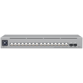 Ubiquiti 16-port, Layer 3 Etherlighting switch 2.5 GbE and versatile mounting options, 4x 2.5 GbE RJ45 ports, 12x GbE RJ45 ports