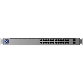 Ubiquiti 24-port, Layer 3 Etherlighting™ switch,  8 х 2.5 GbE PoE++ ports, 16 х GbE RJ45 ports including (8) PoE+ and (8) PoE++,