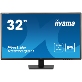 IIYAMA Monitor LED X3270QSU-B1 31.5" IPS WQHD 2560 x 1440 @100Hz 250 cd/m² 1200:1 3ms HDMI DP USB Hub Tilt