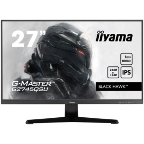 IIYAMA Monitor LED G2745QSU-B2 27" IPS 	2560 x 1440 @100Hz 300 cd/m² 1300:1 1ms HDMI DP USB Tilt