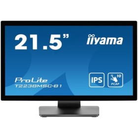 IIYAMA Monitor LED T2238MSC-B1 21.5” 10pt Optical Bonded PCAP touchscreen IPS 1920 x 1080 600 cd/m² 5ms stylus, finger, glove Op