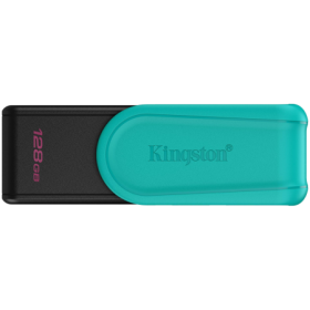 Kingston  128GB Portable USB 3.2 Gen 1 DataTraveler Exodia S (Black/Turquoise)