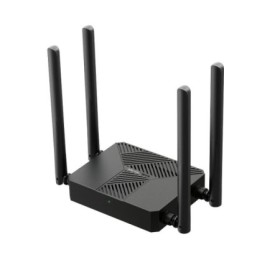 AX1500 Dual-Band Wi-Fi 6 Router SPEED: 300 Mbps at 2.4 GHz + 1201 Mbps at 5 GHz SPEC: 4× Fixed External Antennas, 2× Gigabit LAN
