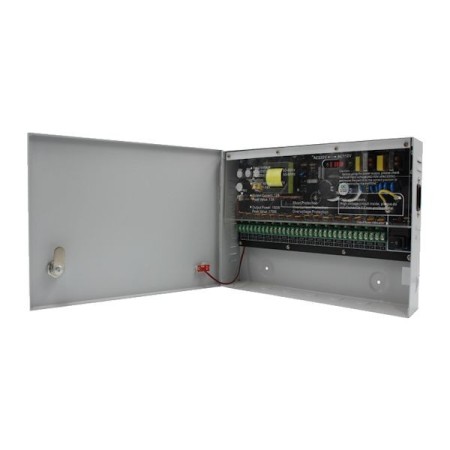 Surse alimentare 12V pentru camere Sursa alimentare CCTV 12V 12A 16 iesiri STR1212-16C Strong Euro Power