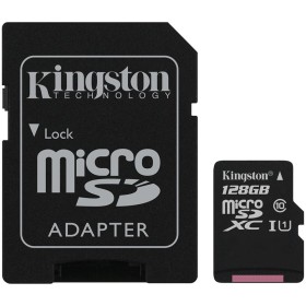 Kingston 128GB micSDXC Canvas Select Plus 100R A1 C10 Card + ADP EA...