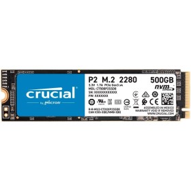 CRUCIAL P2 500GB SSD, M.2 2280, PCIe Gen3 x4, Read/Write: 2300/940 ...
