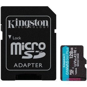 Kingston 128GB microSDXC Canvas Go Plus 170R A2 U3 V30 Card + ADP E...