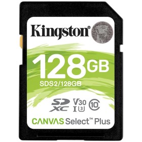 Kingston 128GB SDXC Canvas Select Plus 100R C10 UHS-I U3 V30 EAN: 7...