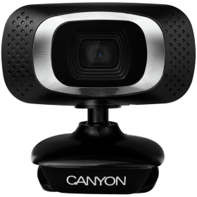 CANYON 720P HD webcam with USB2.0. connector, 360° rotary view scop...