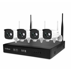 SISTEM SUPRAVEGHERE VIDEO IP WIRELESS NVR 4 CAMERE SRICAM NVS001
