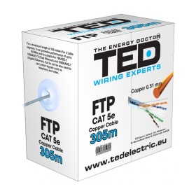 Cablu FTP cat.5e cupru integral 0.52 24AWG FLUKE PASS