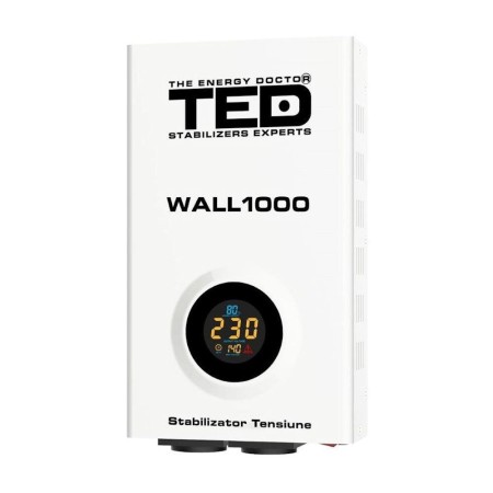 Stabilizator retea maxim 1000VA-AVR LCD 2 iesiri schuko prindere pe...