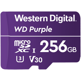 MicroSDXC Card WD Purple SC QD101 Ultra Endurance 256GB, SDA 6.0, S...