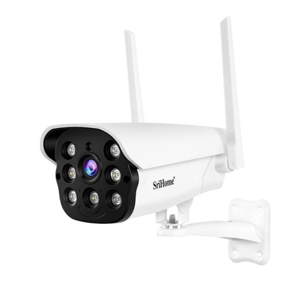 Camera Supraveghere Wireless SriHome SH043 4MP, Slot Card, Audio, D...