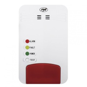 Kit senzor gaz inteligent si electrovalva PNI Safe House Smart Gas 300 WiFi cu alertare sonora, aplicatie de mobil Tuya Smart, i