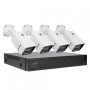 Kit supraveghere video PNI House IPMAX POE 3, NVR cu 4 porturi POE, ONVIF si 4 camere cu IP 3MP, de exterior, Power over Etherne