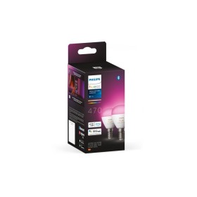 2 Becuri LED RGB inteligente Philips Hue P45, Bluetooth, E14, 5.1W,...