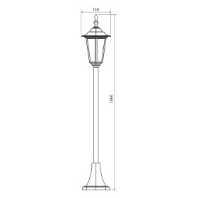 Stalp pentru iluminat exterior Vivalux MARIBOR, E27, max. 1x60W, IP...