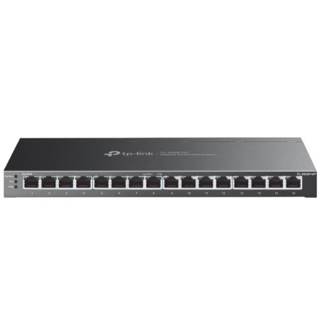 "JetStream™  16-Port Gigabit Smart Switch with 8-Port PoE+ PORT: 8× Gigabit PoE+ Ports SPEC: 802.3af/at, 120 W PoE Power, Deskto