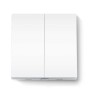 TP-LINK TAPO S220 intrerupator inteligent dublu (NECESITA HUB TAPO), Wireless: 868 MHz, incarcare maxima: 600 W LED/600W CFL/100