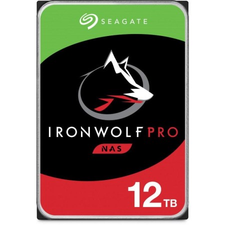 HDD NAS SEAGATE IronWolf Pro 12TB CMR 3.5", 256MB, 7200RPM, SATA, Rescue Services 3 ani, TBW: 550