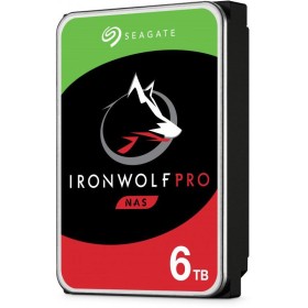 HDD NAS SEAGATE IronWolf Pro 6TB CMR 3.5", 256MB, 7200RPM, SATA, Rescue Services 3 ani, TBW: 550