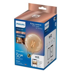 Bec LED inteligent vintage (decorativ) Philips Filament Globe Amber...