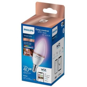 Bec LED RGB inteligent Philips Candle C37, Wi-Fi, Bluetooth, E14, 4...