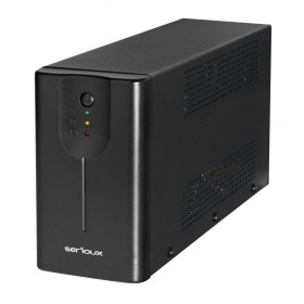 UPS Serioux Line Interactive 1500LI, Led, capacitate 1500VA/900W, 4 prize Schuko , baterie 12 V / 8.0 Ah × 2, timp mediu de func