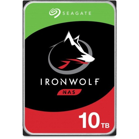 HDD NAS SEAGATE IronWolf 10TB CMR, 3.5", 256MB, 7200RPM, SATA, Rescue Services 3 ani, TBW: 180