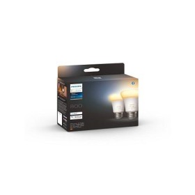 2 Becuri LED inteligente Philips Hue A60, Bluetooth, E27, 6W (60W),...