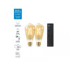 Pachet 2 Becuri LED inteligente vintage (decorative) WiZ Connected ...