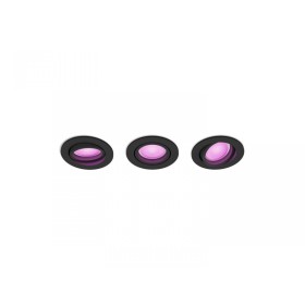 3 Spoturi LED RGB incastrate Philips Hue Centura, Bluetooth, GU10, ...