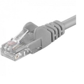 Patchcord UTP RJ45-RJ45 Cat.5e 0.1m gri,UTP-5E-0.1-G, pachcord din ...